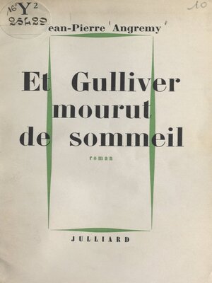cover image of Et Gulliver mourut de sommeil